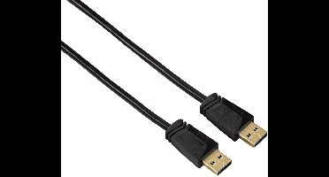 Hama 00125217 USB-kabel USB 2.0 1,8 m USB A Zwart