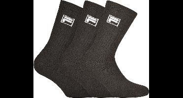 Fila Crew Tennis 3-pack Unisex Sokken Zwart 39-42 - 35/38