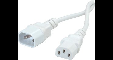 ROLINE 19.99.1516 electriciteitssnoer Wit 1,8 m C14 stekker C13 stekker