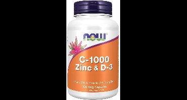 Vitamine C-1000, Zinc & D-3 - 100 v-caps
