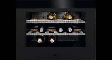 AEG KWK884520T - Inbouw wijnkoelkast - Zwart - 18 flessen - 39 dB