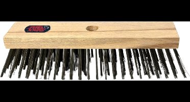 Synx Tools Staaldraad bezem - Straatbezem - Onkruidbezem Van Staalbezem - Buitenbezem - Zonder steel