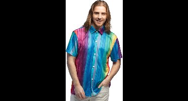 Boland - Shirt Relaxed (XXL) - Volwassenen - Hippie - Pride - Hippie - 70s - Flower Power