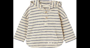 Vertbaudet Gestreept T-shirt met capuchon jongensbaby