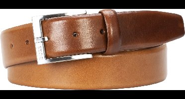 BOSS leren heren riem - middenbruin