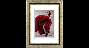 Hama Lisbon, Glas, Zilver, Enkele fotolijst, 9 x 13 cm, 130 mm, 13,5 mm