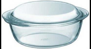 Pyrex Classic Easy Grip Ovenschaal 1,5 l + 60 cl deksel - 25 x 20 x 11 cm