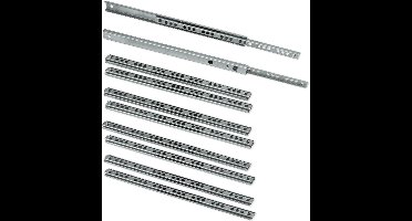 Luvetrex ® Verstelbare Ladegeleiders voor Soepele en Stille Beweging van Uw Lades, Set van 5