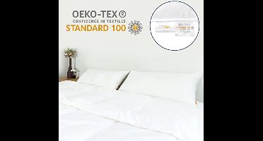 Set van 2 40 x 80 cm, zacht, comfortabel, ademend microvezelkussen, wasbaar, gevuld met gesiliconiseerde holle vezels, wit