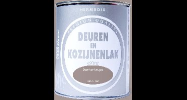 Hermadix deuren & kozijnen lak zijdeglans donker taupe - 750 ml.