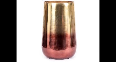 De Two Tone Plantenbak - Messing - XL