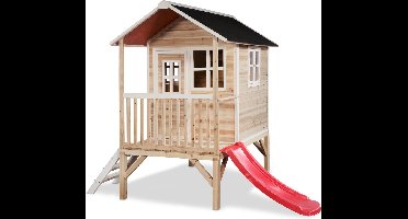 EXIT Loft 300 Houten Speelhuis - Speelhuisje voor Buiten - FSC Hout - Kinderen - Naturel