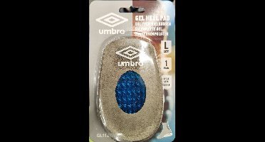 Umbro inlegzool - Gel voor hielkussen - gel heel pad - schokabsorberende schoenkussens - gelpads voor schoenen - zachte zool - comfortabele inlegzool