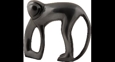 Present Time - Beeld Aap - Gun metal plated