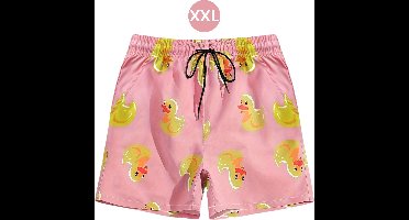 Bovista Zwembroek Heren - Zwem Broek Mannen - Badkleding - Zwemmen - Jongens - Swimming Shorts - Zomerbroek - Roze - Maat XXL