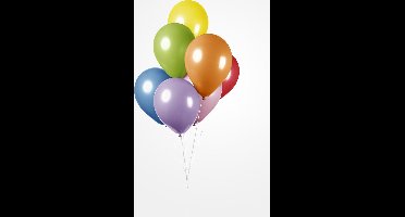 100 ballonnen 12″ mix van kleuren - Versiering Feestdecoratie Decoratie Verjaardag Jubileum Thema Feest Ballon