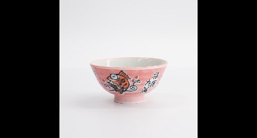 Tokyo Design Studio - Kawaii - Rijstkom - 11.3x5.8cm - 300ml - Snapper - Roze