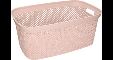 Storage Solutions wasmand - 35 liter - roze - 54 x 34 x 23 cm - Kunststof - Draagmand