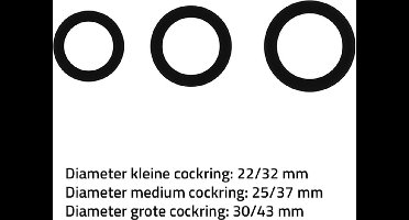 Erovibes - Cockring - Penisring - Cockringen - Siliconen - 3 Stuks