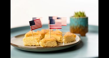 50x Cocktailprikkers USA - Hapjes Cocktail Tapas Zomer Terras EK / WK Voetbal