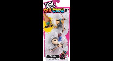 Tech Deck Sk8 Crew - 2 unieke vingerskateboards met skaterfiguur - stijlen kunnen verschillen