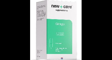 New Care Ginkgo biloba - doorbloeding - geheugen & concentratie - 60 capsules - vegan