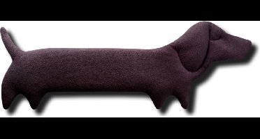 Leschi Warming Pillow Winston the Dog - Eggplant