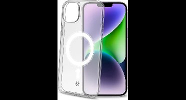 Celly Gelskin Siliconen hoesje met Magsafe - Geschikt voor Apple iPhone 14 Plus - TPU Back cover - Transparant