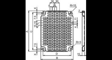 Schneider Electric NSYMR53 (l x b) 500 mm x 300 mm 1 stuk(s)