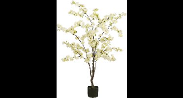 Mica Decorations Kunstbloem Blossom - 40x40x138 cm - Polyester - Creme
