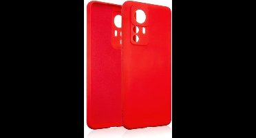 Beline Siliconen Hoesje Xiaomi 12T rood/rood