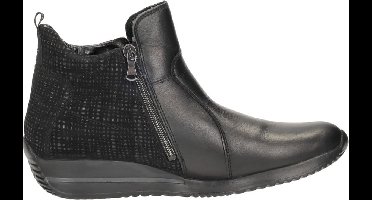 Waldlaufer Himona Enkellaarsjes Plat - zwart - Maat 7.5