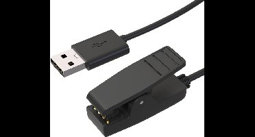 Compatibel met Garmin Forerunner connected horloge. 1 kabellengte Zwart lengte 1 m