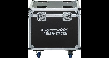 lightmaXX TOUR CASE 2x VEGA Dusk BSW - Case voor moving head