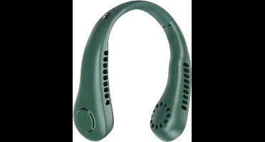 Bovista Nekventilator - Draagbare Gezichtsventilator - Neck Fan - Met Koeling - Hals - Hoofd - Groen - Zomer Koeling