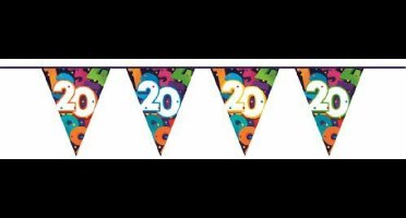 Vlaggenlijn Cijfers 20 jaar - 10 meter