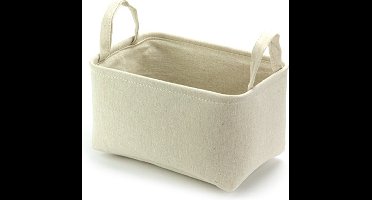 Mand, canvas gebroken wit