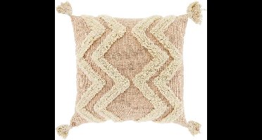Unique Living - Sierkussen Dahlia Apricot -45x45cm