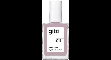Gitti No. 011 - Blueberry Gelato - nagellak - minimaal 82% natuurlijk - 23 vrij - manicure - blijft 7 dagen zitten