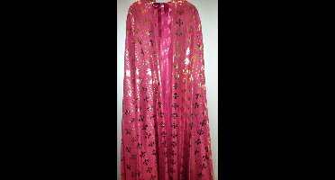 venetiaanse cape - bordeaux rood met franse lelie - one size