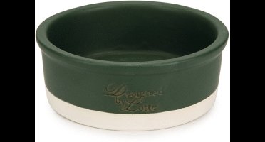 Designed By Lotte Hondenvoerbak Joa Groen - Hondenvoerbak - Ø16x6 cm