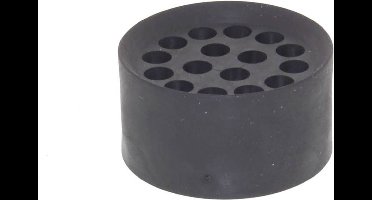 Wiska 10102746 MFD 50/16/060 Meervoudig dicht-inzetstuk Slagvast, Met trekontlasting M50 Kunststof Zwart (RAL 9005) 25