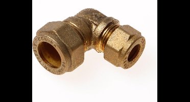 Installatiebranche Kniekoppeling 2x knel 15 x 10mm