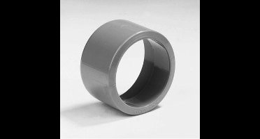 Dyka Inzetverloopring PVC grijs 100 x 50mm