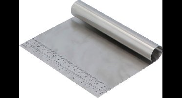 New Age Devi - 2-delige set RVS deegschraper - De ultieme tool voor het snijden, krabben en schrapen van deeg