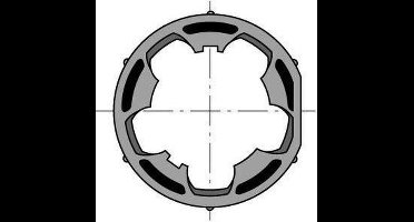 Simu Meenemer voor as � 50 x 1,5 mm