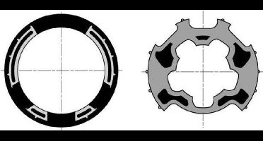 Adaptieset tbv as Mado Ø 63/65 mm