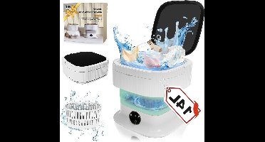 Mini Wasmachine met Centrifuge - Voor Kleine Wasgoed - Meerdere Programma's -