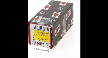 Kelfort Spaanplaatschroef cilinderkop verzinkt pozidriv voldraad 4x35mm (per 200 stuks)