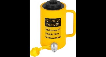 Hydraulische Cilinder - 30 ton - Cilinderkrik - Holle Plunjer - 100mm Slag